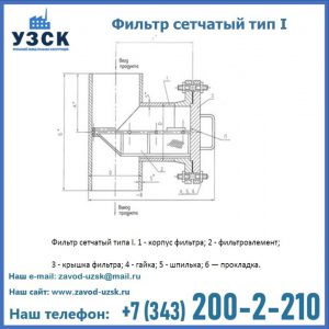 Фильтр сетчатый ФС по Т-ММ-11-2003 в Бийске
