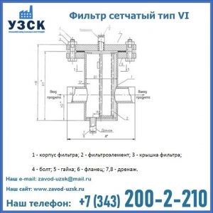 Фильтр сетчатый ФС по Т-ММ-11-2003 в Бийске