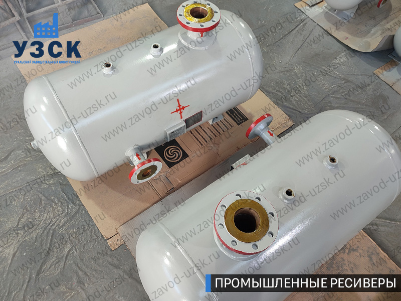 фотография промышленных ресиверовдля газа Бийск